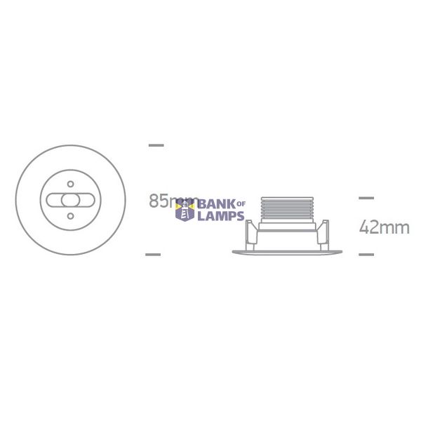 EMERGENCY RECESSED 3W 230V 3hrs image 4