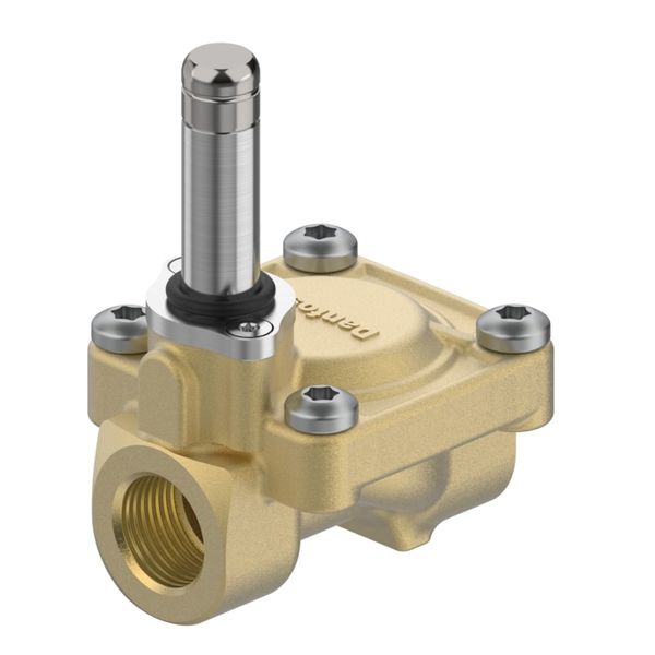 Solenoid valve, EV220S, Function: NC, G, 3/8, 1.6 m³/h, FKM image 1