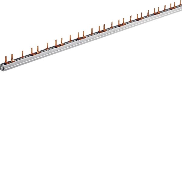 Insulated busbar 3P prong 10mm² 39M image 1