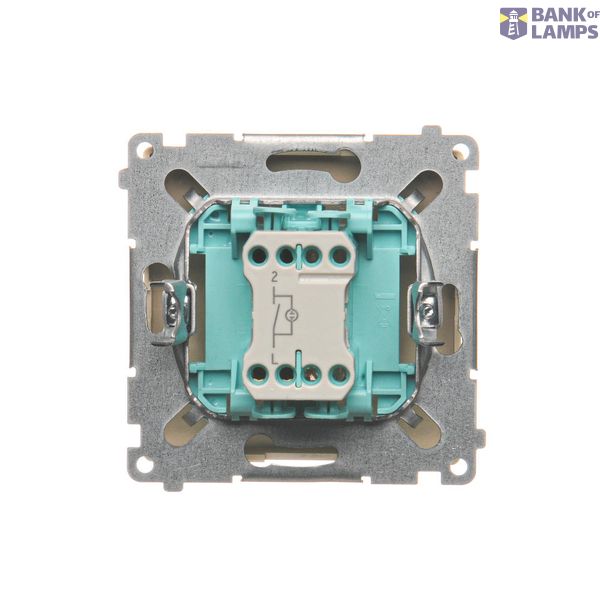 Touch panel 1 module, Modul 1: 2 horizontal touch fields, Fixing: horizontal, Silver mist image 1