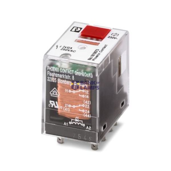 REL-IR/L-230AC/2X21/MS - Single relay image 1