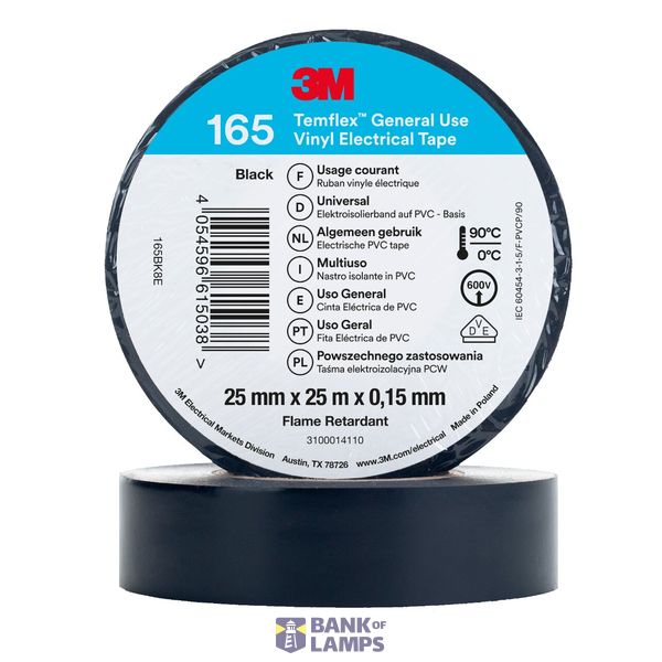 TEMFLEX 165 25X25 CERNA INSULATION STRIP image 1