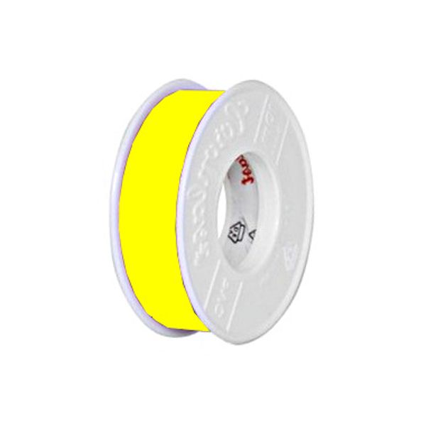Insulating tape, standard-PVC-yellow COROPLAST 15mm/10m image 1