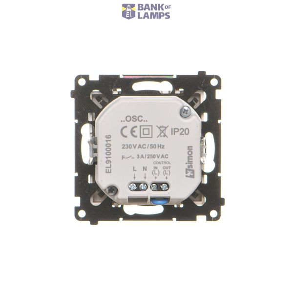 LED luminaire with motion sensor, 14V, (module), Simon 24, IP20, graphite mat, Col. temp.: 4000°K image 1