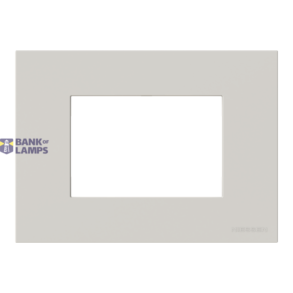 Frame - 1-gang / 3-modules - Niessen logo - Basic - Dune image 1