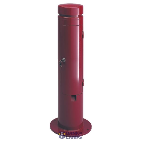 Energiebolder leeg 1050 x 220mm rood image 1