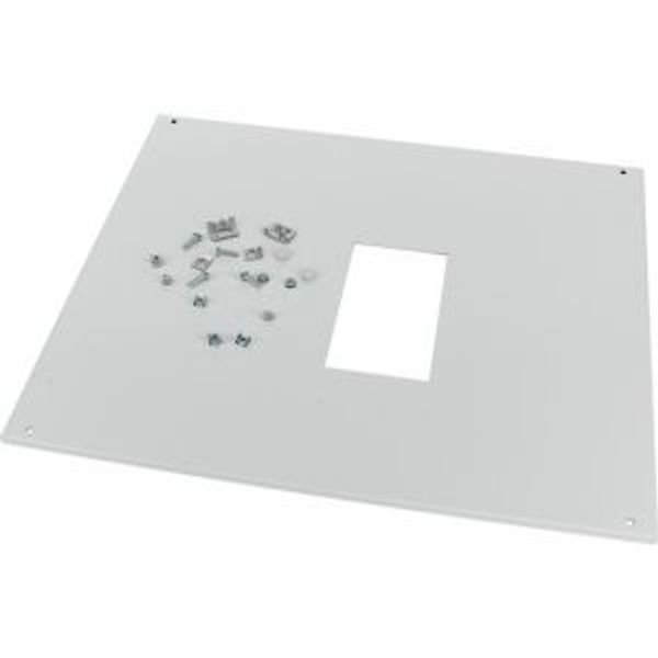 XMN342404CV2 Front cover, +mounting kit, for NZM3, vertical, 4p, HxW=600x425mm, grey image 4