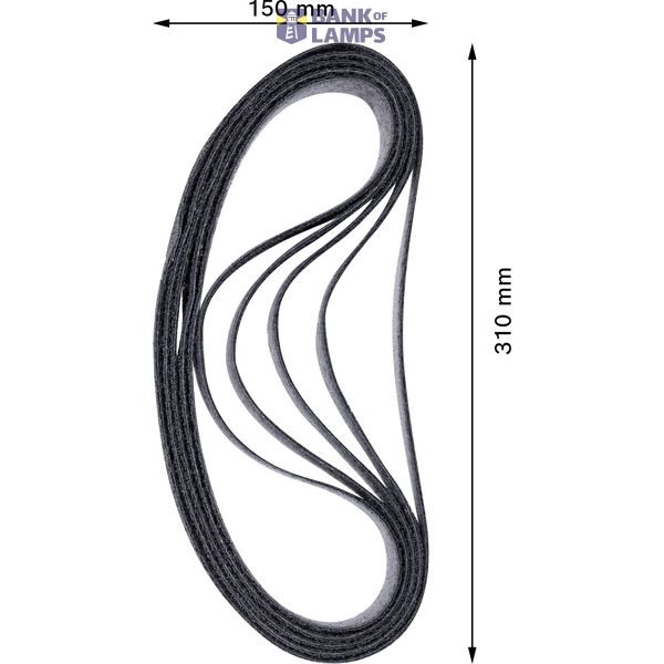 EXPERT N470 Sanding Belt for Belt Sanders 40 x 760 mm, Coarse, 10-pc image 2