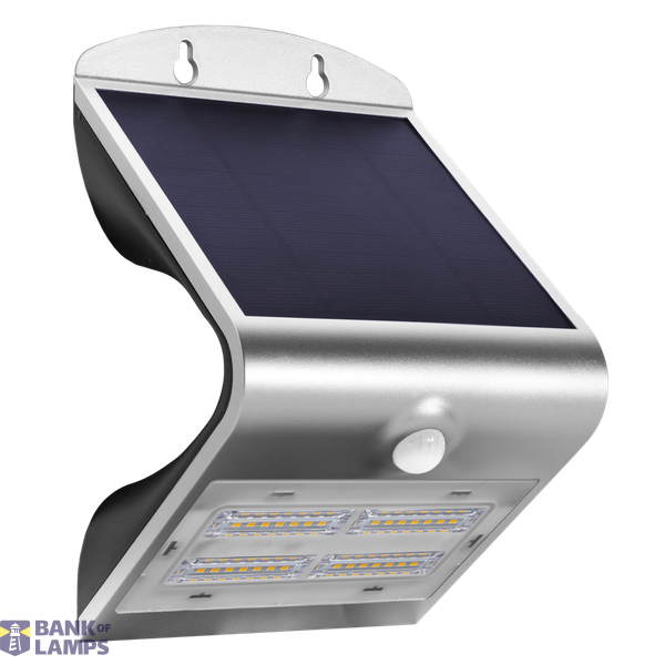APPLIQUE SOLARE LED ARCADIA 3.2 SILVER image 1