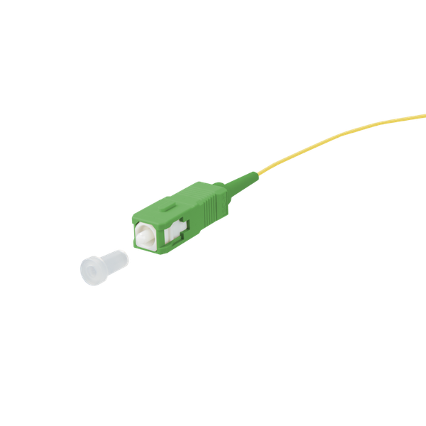 OpDAT pigtail SC-APC, OS2, yellow image 3
