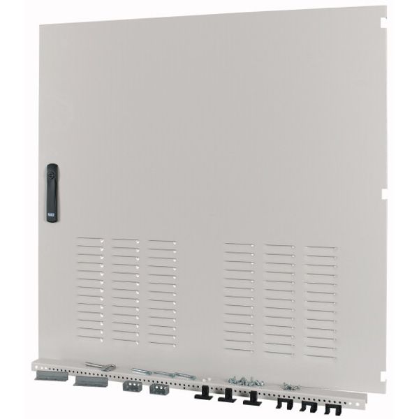 XSDMRV4097510 Box Solution door, ventilated, IP42, right, HxW=975x1000mm, grey image 1