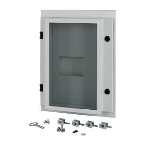 XTMPN4FCC-XMV-H550W425 Front cover for NZM4-XMV, fixed, H=550mm, W=425mm, IP55, grey image 2