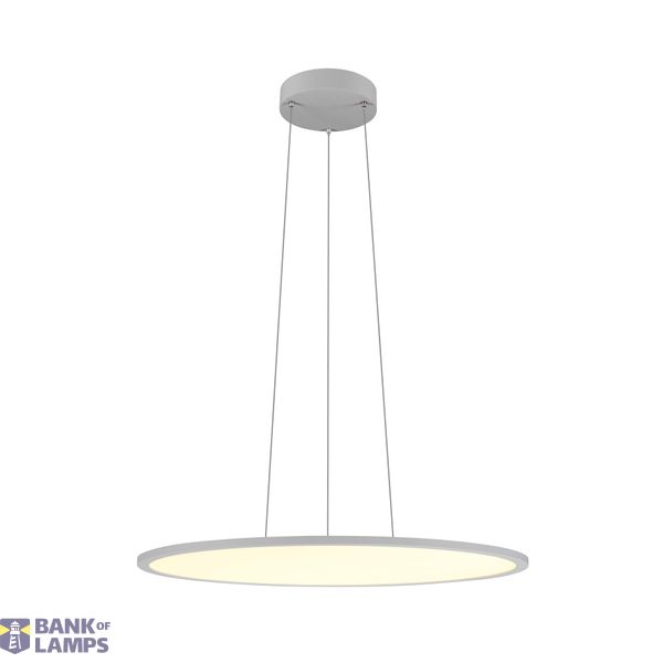 PANEL 60, pendant light, round, PHASE, 3000/4000K, 90ø, grey image 1