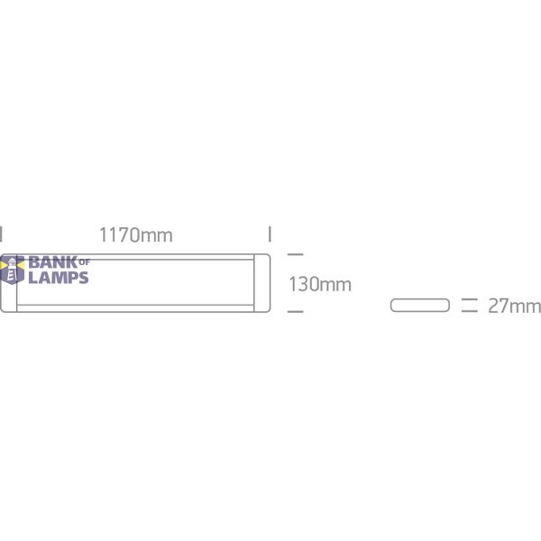 WHITE LED 48W CCTV IP20 230V image 2