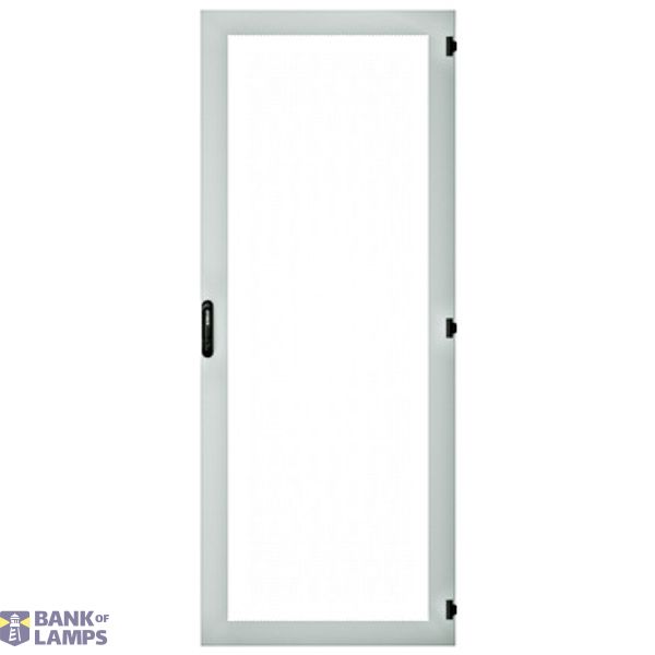 IS-1 door ventilated 1-part 80x200 RAL9005 black image 1