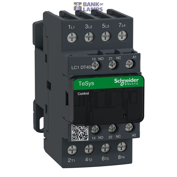 CONTACTOR 40A AC1 4 POLES 208VAC 50/60HZ image 1