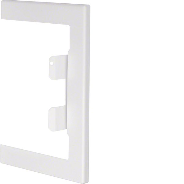 Wall cover plate for BRS 100x130mm lid 80mm of sheet steel in pure whi image 1