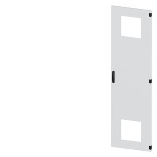 SIVACON, door, right, with cutout for filter fan, with ventilation openings image 2