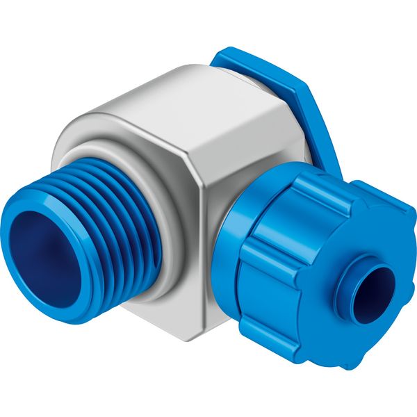 LCK-1/4-PK-4-KU Elbow quick connector image 1