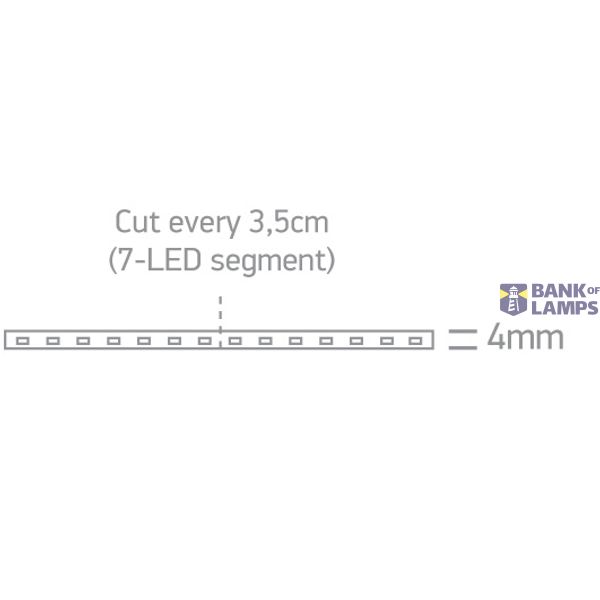 LED ULTRA THIN STRIP 24VDC CW 5m ROLL 14,4W/m IP20 image 4