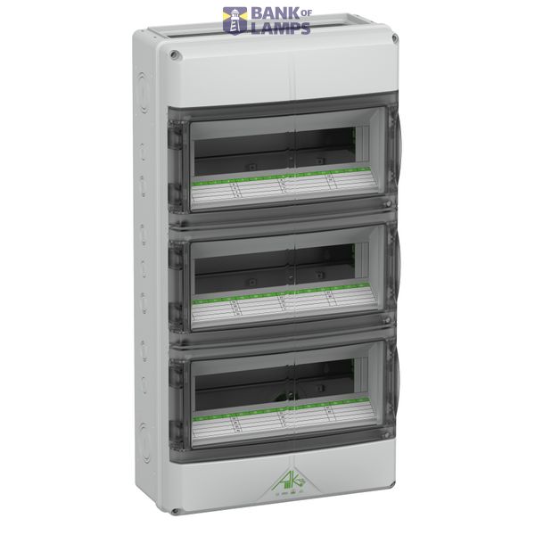 Small distributions boards, Type of protection IP65, Impact strength IK08, Protection class II, Un 400V DC, UL, DLG, UL-EU, VDE, Halogen free image 1