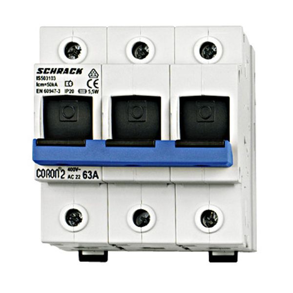 Coron 2, Fuse Loadbreak Disconnector, D02, 20A, 3-pole image 1