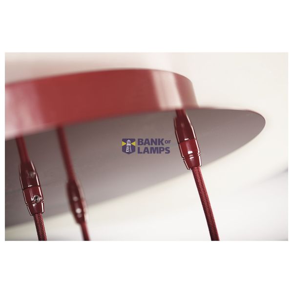 FITU E27 pendulum luminaire, E27, max. 60W, round, ruby image 5