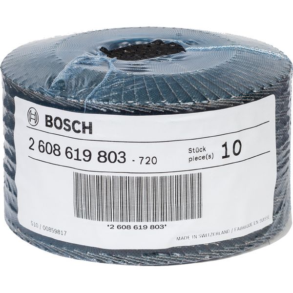 disc X551 Zirconia Grit 40 125mm fiber angled. Bosch Line image 1