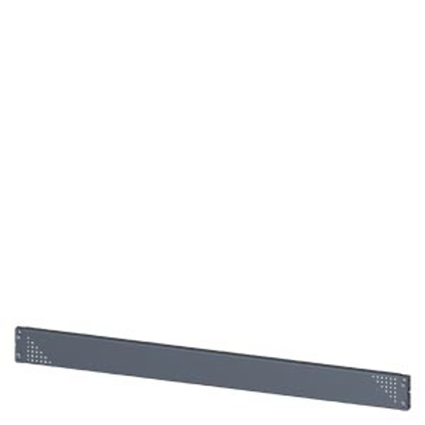 SIVACON, mounting plate, mounting with bracket, perforated, H: 100 mm, W: 1200 mm, zinc-plated The image 2