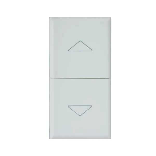 TWO HALF BUTTONS WITH ARROWS FOR IOT ROLLING SHUTTER WHITEK 1 MOD. S44 image 1