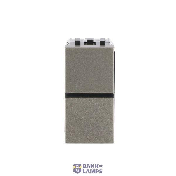 Deviatore unipolare Two-way switch with LED exchangeable Champagne - Zenit image 1
