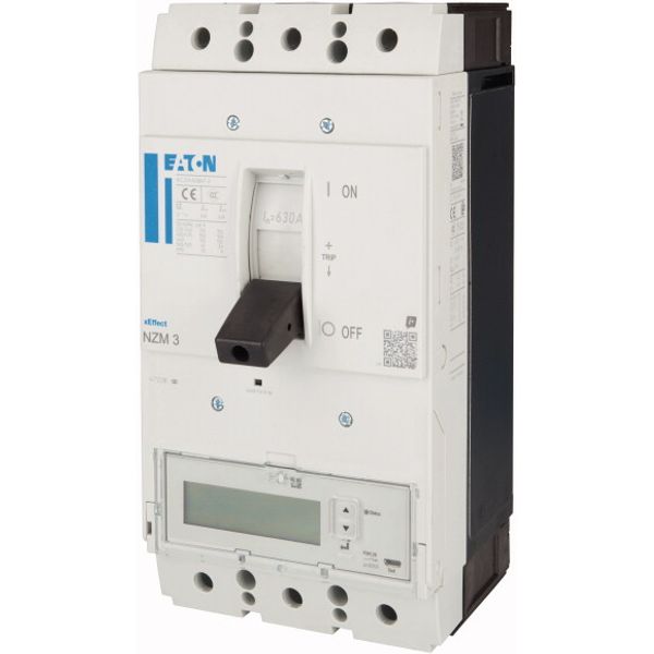 NZMH3-PX630 NZM3 PXR25 circuit breaker - integrated energy measurement class 1, 630A, 3p, Screw terminal image 5