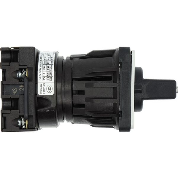 T0-1-15362/EZ ON-OFF button, T0, 20 A, center mounting, 1 contact unit(s), Contacts: 2, 45 °, momentary, With 0 (Off) position, with spring-return, STOP>I image 3