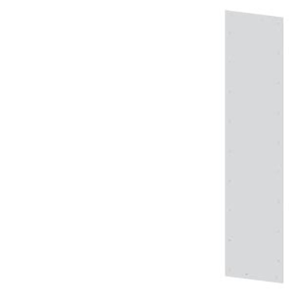 SIVACON, side panel, flat, IP40, H: 1800 mm, W: 400 mm, RAL 7035 image 1