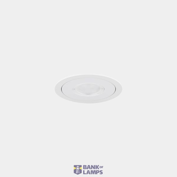 Downlight Sia Lens Square Trim 17.7W LED warm-white 3000K CRI 80 90º DALI-2 White/white IP54 1826lm image 1