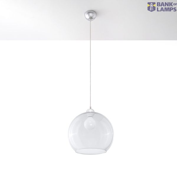 HANGING LAMP BALL TRANSPARENT E27 1X60W IP20 image 5