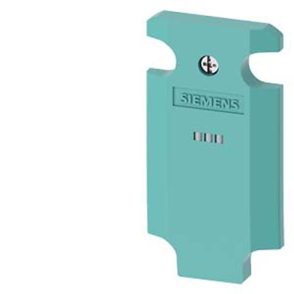 LED cover for position switch Metal 3SE51 2 LEDs, yellow/green, 24 V DC Color turquoise image 1
