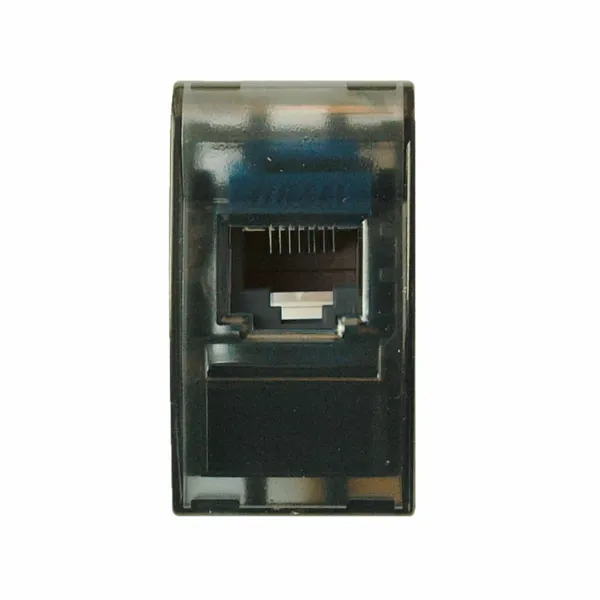 AMP RJ45 CAT5 Enhanced 8+1 pin shielded connector for  T568B wiring - screwless terminals image 1