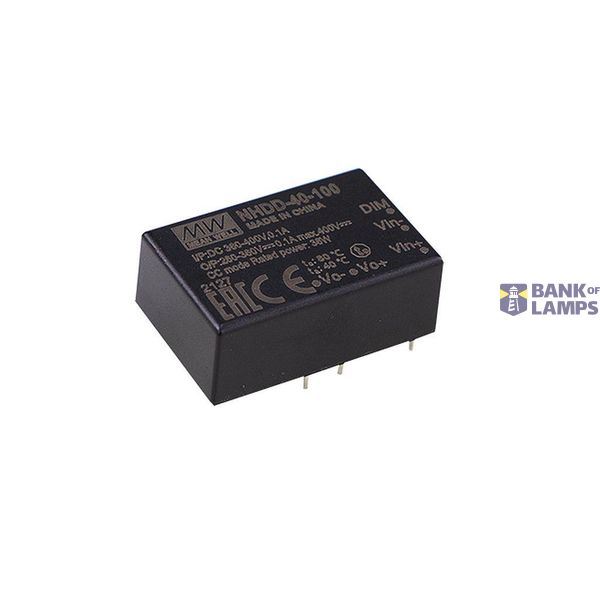 Mean Well LED-Trafo 36 W 100 mA 320 - 360 V dimmbar 1 St. image 1
