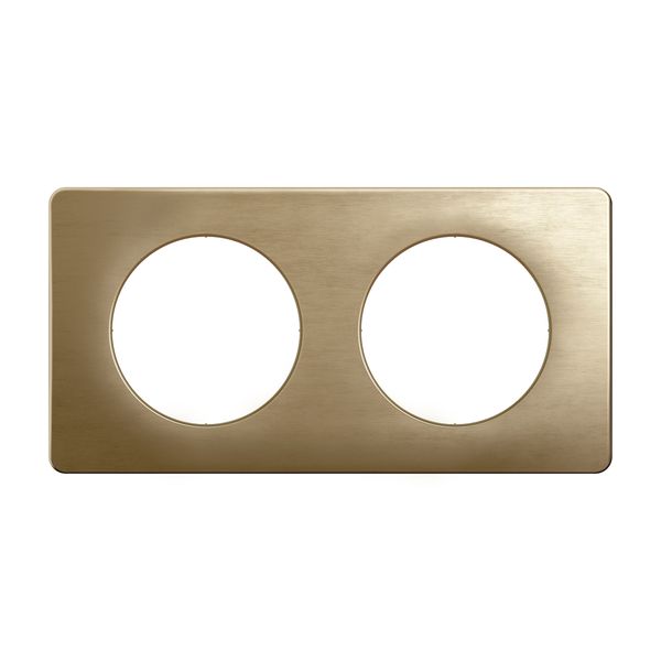 PLATE 2 GANG SATIN BRONZE image 6