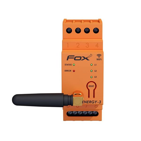 Wi-Fi energy consumption monitor-meter, 3 phase - ENERGY 3; WI-MEF-3 image 3