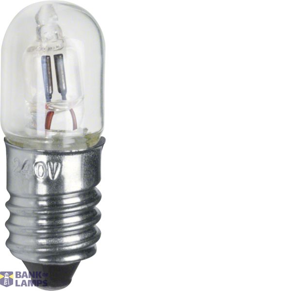 Incandescent bulb E10, 240 V~, 1.35 mA image 1