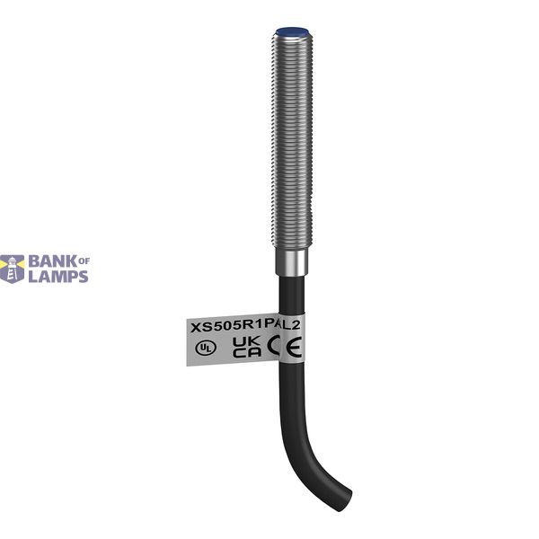 miniature inductive sensor cylindrical M5 Sn 0.8 mm cable 2m (CT à 50  image 1
