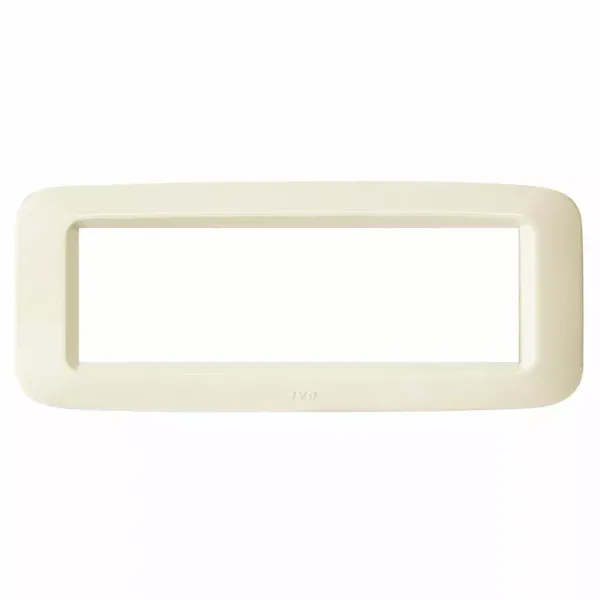 YES MOULDED FR.PLATE 6M.BLANC WHITE image 1
