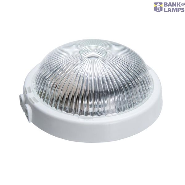 TRIO, E27, 25W, white-polypropylene, 2xcable glands, cover transparent-polycarbonate, IP44, IK10 image 1