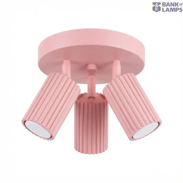 Ceiling lamp KARBON 3P pink image 1