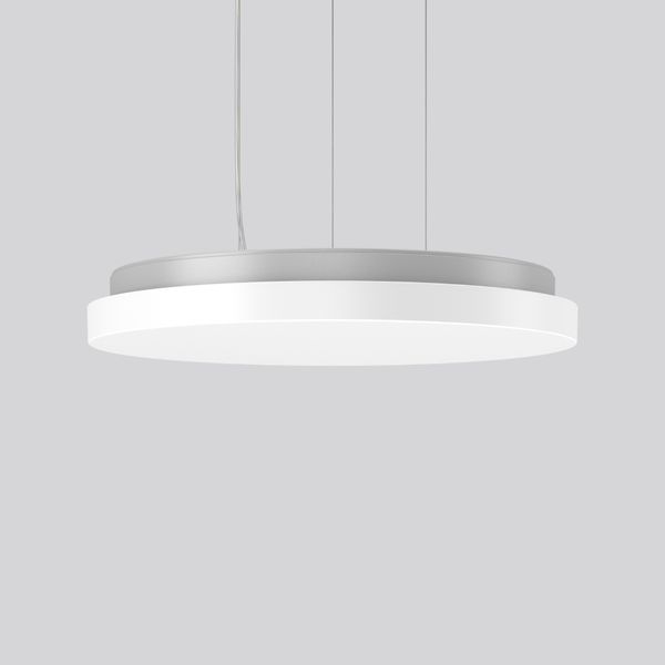 FLAT SLIM step, 28...40 W, 3500...5000 lm, 830, 840, silver, on/off Pe image 1