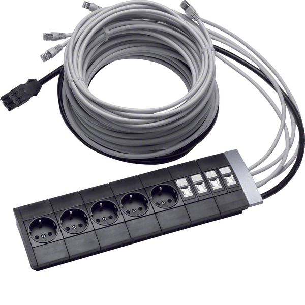 Pre-equiped outlet box for Design pole image 1