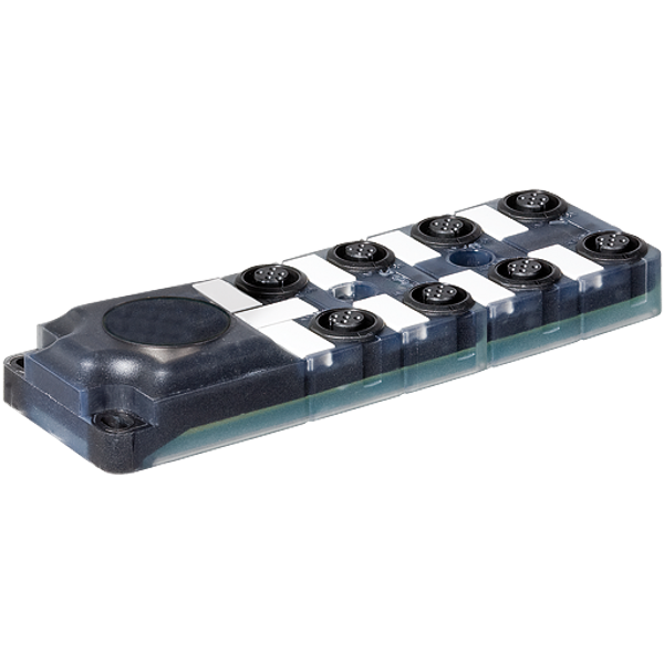 EXACT12, 8XM12, 5 POL. BACKSIDE NPN-LED Backside . spring terminals image 1
