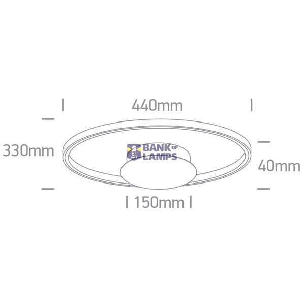 BLACK 20W WW IP20 230V DIMMABLE image 2